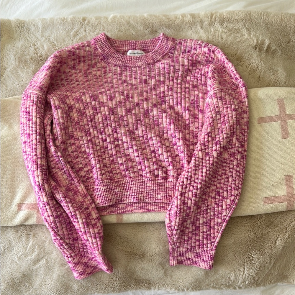 Lovers + Friends Pink Sweater